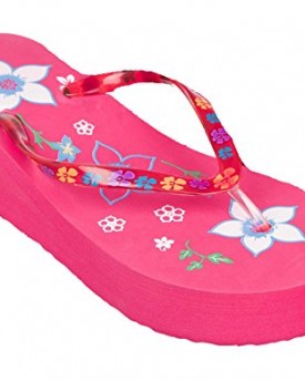 Ladies-High-Wedge-Watrproof-Summer-Sandals-Size-3-to-8-UK-HOLIDAYS-CASUAL-4-UK-Pink-0