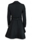 Ladies-JacketCoat-Womens-Jacket-Classy-Wool-Look-Belt-Long-Trench-Warm-Winter-New-20-Black-0-0