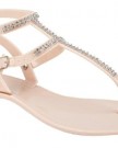 Ladies-Jelly-Flat-Toe-Post-Crystal-Diamond-Double-Sling-Back-Sandals-Rubber-Molded-Soles-Sizes-Nude-UK-5-EU-38-0-0