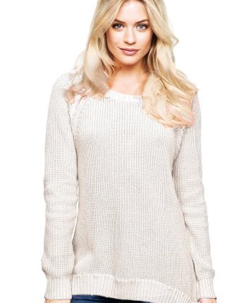 Ladies-Long-Ribbed-Jumper-Size-8-26-Womens-Plus-Sizes-4-colours-Cream-48-0