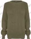 Ladies-Long-Sleeve-Chunky-Knitted-OverSized-Baggy-Womens-Plain-Jumper-Top-8-14-0-0
