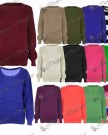 Ladies-Long-Sleeve-Chunky-Knitted-OverSized-Baggy-Womens-Plain-Jumper-Top-8-14-0-1