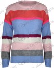 Ladies-Long-Sleeve-Chunky-Knitted-OverSized-Baggy-Womens-Plain-Jumper-Top-8-14-0-4