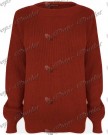 Ladies-Long-Sleeve-Chunky-Knitted-OverSized-Baggy-Womens-Plain-Jumper-Top-8-14-0-6