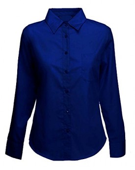 Ladies-Long-Sleeve-Premium-Oxford-Formal-Shirts-Sizes-8-to-24-WORK-CASUAL-10-S-NAVY-BLUE-0