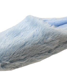 Ladies-Memory-Foam-Mules-Warm-Luxurious-Slippers-In-Blue-Good-Christmas-Present-UK-Size-5-0