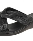 Ladies-Mule-Wedge-heel-sandals-casual-or-evening-Black-MattPatent-size-6-0-0
