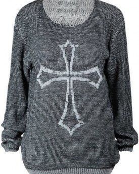Ladies-New-Long-Sleeve-Gothic-Celtic-Cross-Knit-Tops-Womens-Knitted-Round-Neck-Boyfriend-Jumper-Top-Size-12-14-0