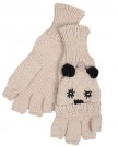 Ladies-Panda-Face-Kinitted-Capped-Fingerless-Gloves-To-Mittens-One-Size-Beige-0