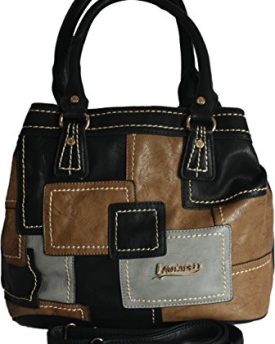 Ladies-Patchwork-Effect-Designer-Shoulder-Tote-bag-by-Lantadeli-Paris-0