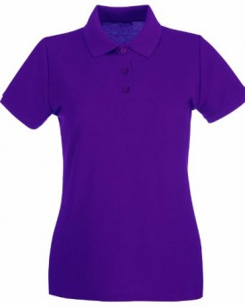 Ladies-Pique-Polo-T-Shirts-Sizes-8-to-22-WORK-CASUAL-SPORTS-LEISURE-14-L-PURPLE-0