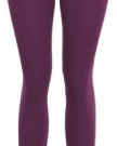 Ladies-Plain-Stretchy-Viscose-Full-Length-Leggings-Purple-ML-UK-12-14-0