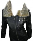 Ladies-Real-New-Vintage-Black-Leather-Jacket-Coat-With-Fur-Collar-0-1