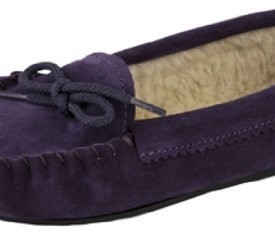 Ladies-Real-Suede-Moccasin-Slippers-with-warm-faux-fur-Lining-and-Hardwearing-Sole-PURPLE-size-4-UK-0
