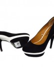 Ladies-Slip-On-Black-White-Platform-Court-Stiletto-High-Heel-Shoes-0-2