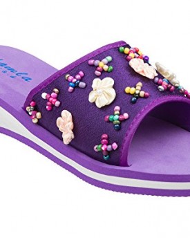 Ladies-Summer-Beach-Slip-On-Mule-Flip-Flop-Sandals-Size-3-to-8-UK-5-UK-38-EURO-Purple-0
