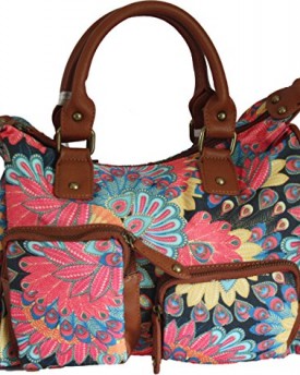 Ladies-Tapestry-Effect-Designer-Shoulder-Tote-bag-by-Auren-Paris-0