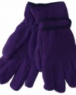 Ladies-Warm-Fleece-Winter-Gloves-Thermal-Thinsulate-Lined-Wrist-Strap-Black-0-1