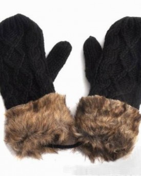 Ladies-Warm-Knitted-Fleece-Lined-Wool-Fur-Winter-Gloves-Mittens-Black-Grey-Khaki-Beige-Red-Black-0
