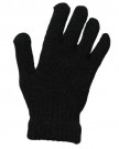 Ladies-Winter-Warm-Thermal-Wool-Blend-Full-Finger-Glove-Black-0-0