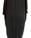Ladies-Womens-Lagenlook-Quirky-Layering-Cocoon-Drape-Wrap-Cardigan-Long-Shrug-One-Plus-Size-One-Size-Plus-Black-0-1