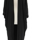 Ladies-Womens-Lagenlook-Quirky-Layering-Cocoon-Drape-Wrap-Cardigan-Long-Shrug-One-Plus-Size-One-Size-Plus-Black-0