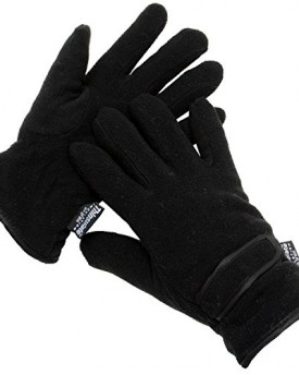 Ladies-Womens-RJM-Thermal-Thinsulate-Fleece-Autumn-Winter-Gloves-GL136-Black-0