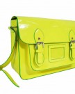 Ladies-Womens-Satchel-Patent-Leather-Cross-Body-Bag-Classic-Retro-Bags-Bright-NEON-Q421-Yellow-0-0