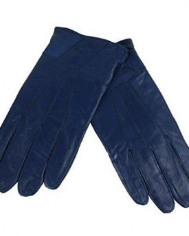 Ladies-Womens-Soft-Fleece-Lined-Coloured-Genuine-Leather-Gloves-Warm-Winter-SM-0