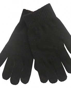 Ladies-Wool-Mix-Magic-Stretch-Gloves-Black-0