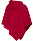 Ladies-Wool-Poncho-Contrast-Button-Detail-Womens-Assymetrical-Cape-Top-In-Red-0-0