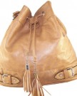 Ladies-drawstring-tan-tote-bag-made-from-soft-faux-leather-with-tassle-details-0-0