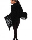 Ladies-knitted-Warm-Ruffle-Poncho-Fits-UK-8-10-12-14-16-Black-0-1