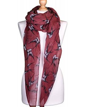 Lady-Womens-Colorful-Long-Swallow-Bird-Print-Scarf-Wraps-Shawl-Soft-Scarves-0