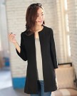 Lantomall-Womens-Wool-Blend-Blazer-Long-Coat-Jacket-Outerwear-0-2