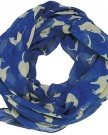 Large-cat-print-design-women-scarfs-Blue-0-0