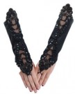LondonProm-07-BLACK-Fingerless-Pearl-Lace-Satin-Bridal-Gloves-Fancy-BlackWhitered-BLACK-0