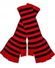 Long-Fingerless-MAGIC-Gloves-VARIOUS-COLOURS-One-Size-Long-Magic-Red-Black-Stripe-0