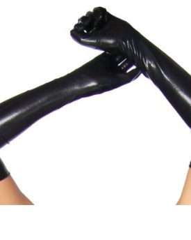 Long-leather-look-gloves-black-smooth-0