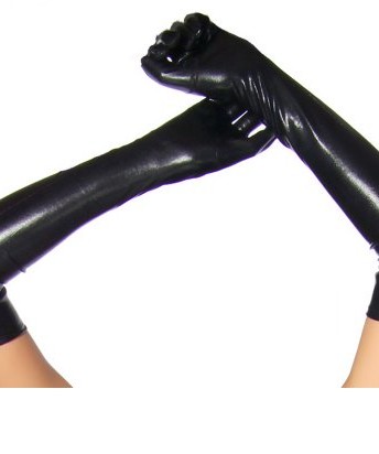 Long-leather-look-gloves-black-smooth-0