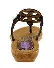Lora-Dora-Womens-Faux-Leather-Toe-Posts-Flip-Flops-Low-Wedges-Sandals-Ladies-Shoes-Decorative-Strap-Brown-Size-UK-7-0-1