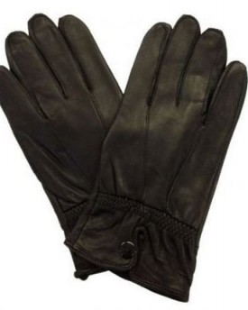 Lorenz-Quality-Genuine-Black-Leather-Ladies-Glove-With-Button-Cuff-Black-XL-0
