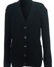 Love-My-Fashions-Ladies-5-Button-Cable-Knit-Pattern-Cardigan-Black-LXL-0
