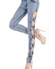 Luckshop2012-Sexy-Cool-Woman-Girls-Bowknot-Style-Side-Bow-Cutout-Ripped-Denim-Jegging-Jeans-0-2