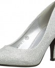 Lunar-Womens-HollyFLH116-Court-Shoes-Silver-5-UK-38-EU-0