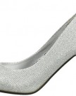 Lunar-Womens-HollyFLH116-Court-Shoes-Silver-5-UK-38-EU-0-3