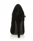 MISCHA-Black-Faux-Suede-Stiletto-Very-High-Heel-Mary-Janes-Shoes-Size-UK-7-EU-40-0-2