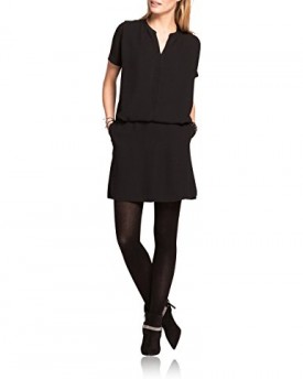 Maison-Scotch-Womens-34-sleeve-Dress-Black-Schwarz-black-90-16-0