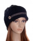 Masione-Slouch-Beanies-Button-Hats-Knitted-Crochet-Baggy-Beret-Skullies-Cap-Hat-for-Women-Winter-Ski-Party-Black-0-1