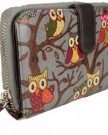 Miss-Lulu-Designer-Oilcloth-Owl-Spot-Polka-Dots-Butterfly-Folded-Zip-Wallet-Purse-Bag-Owl-Grey-0-0